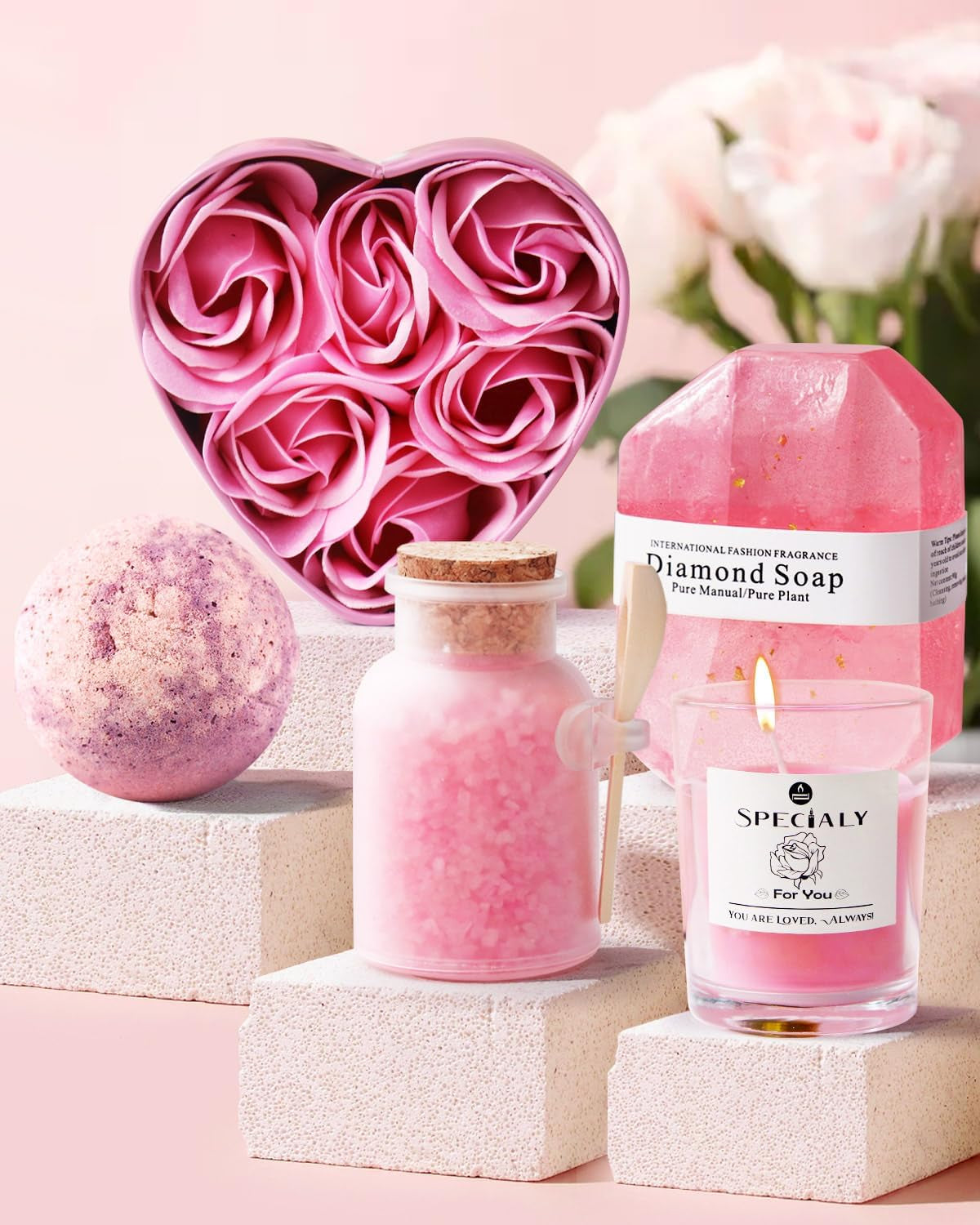 Luxury Birthday Gift Box for Her – Unique Pamper Hampers with Relaxation Bath & Self-Care Treats for Women, Mum, Wife, Sister, Friends & Girls
