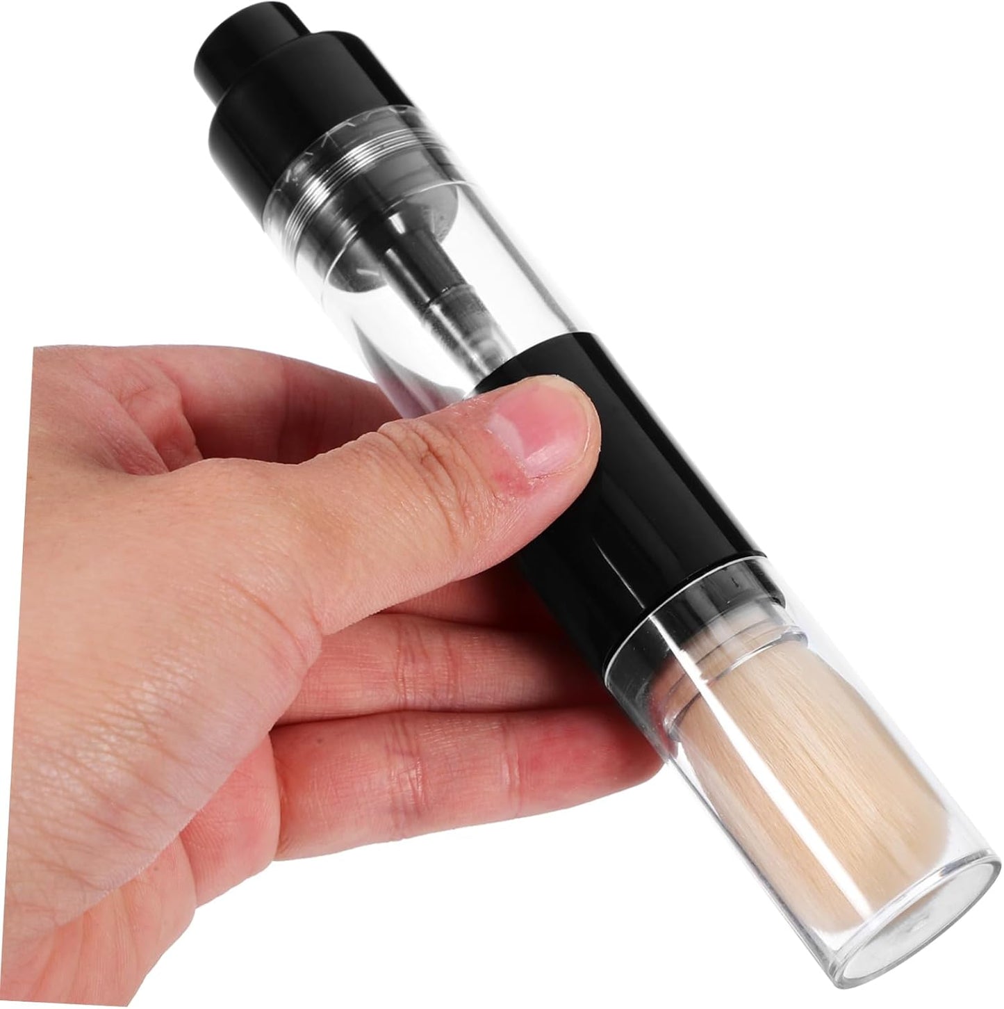 Facial Makeup Brush Soft Bristles Portable Powder Brush for Women Detail