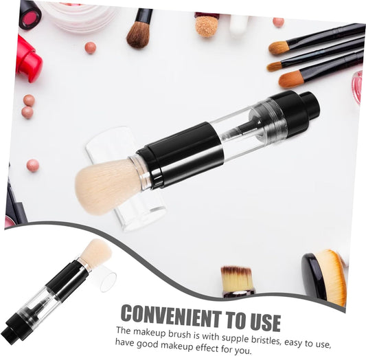 Facial Makeup Brush Soft Bristles Portable Powder Brush for Women Detail